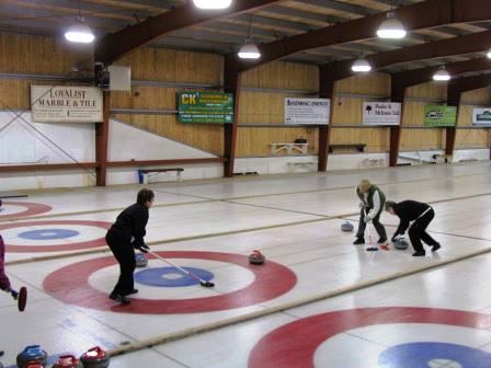 Curling rink made with a Berg Chilling System