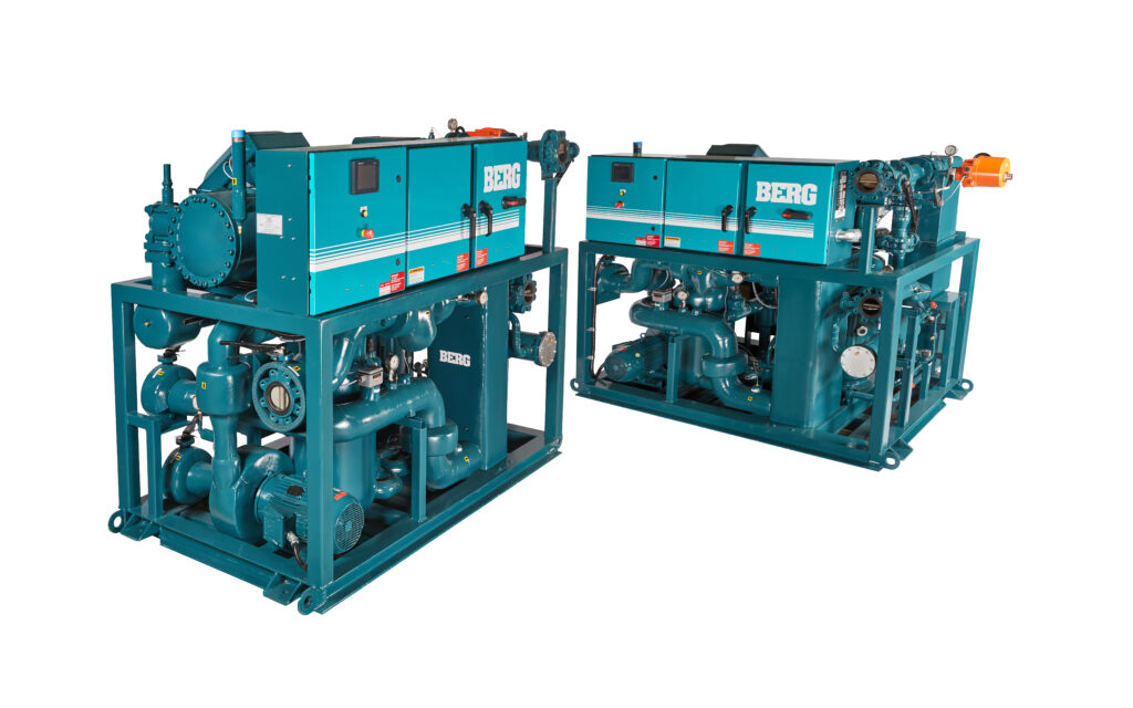 Berg Marine Water Cooled Chillers; marine refrigeration ; marine refrigerators; marine chiller